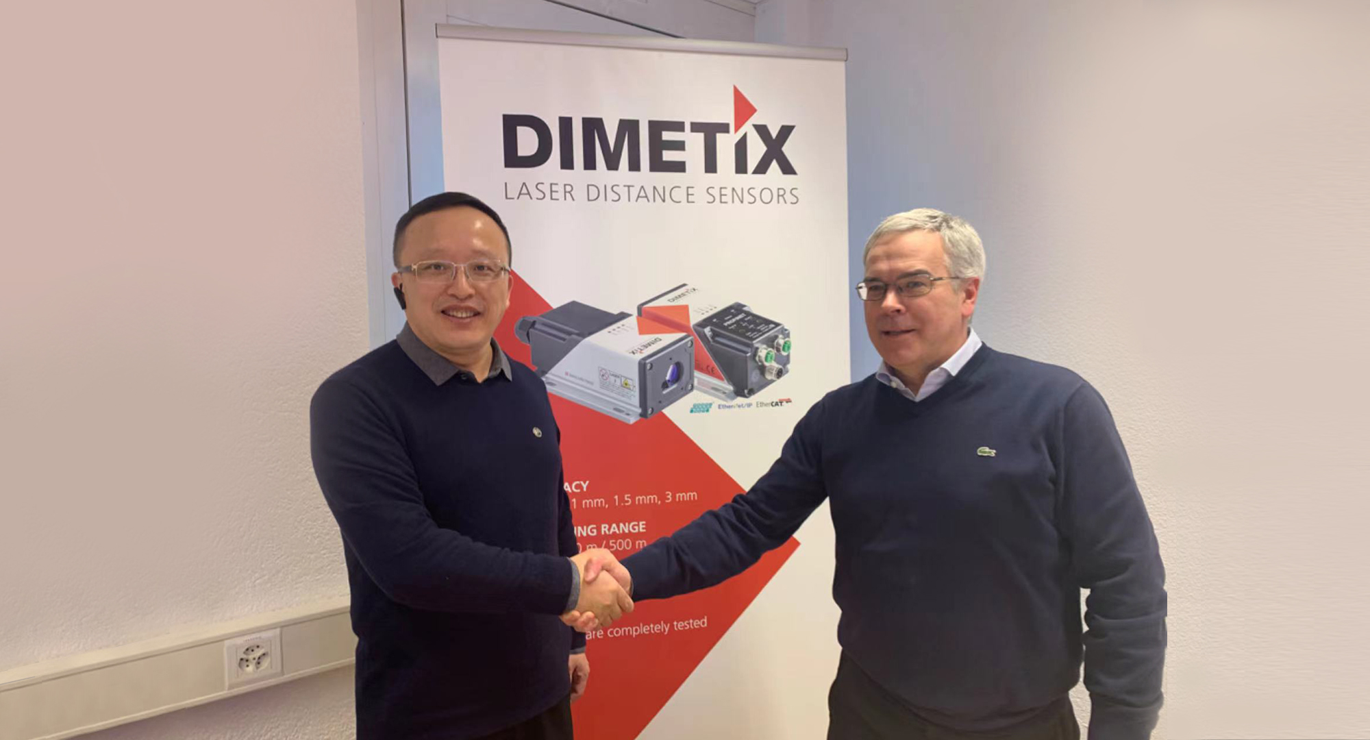 烟台拿度与瑞士Dimetix AG公司签订战略合作协议